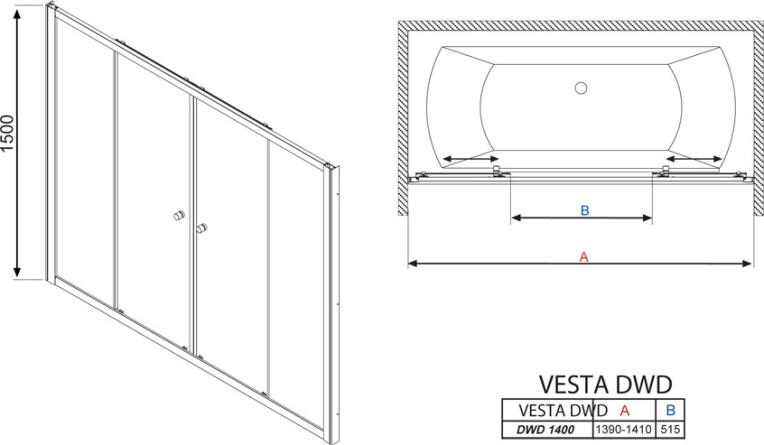    Radaway Vesta DWD 140  