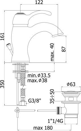  Paffoni Flavia FA075BR  