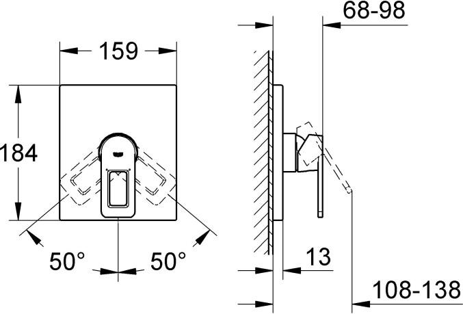  Grohe Quadra 19455000  