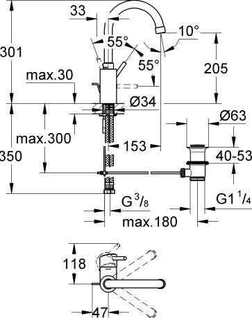  Grohe Concetto 32629001  