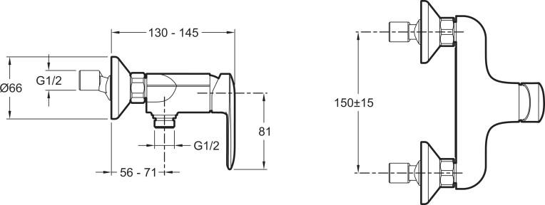  Jacob Delafon Kumin E99463-CP  