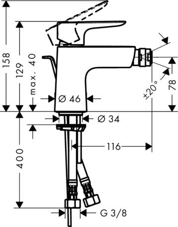  Hansgrohe Talis E 71720000  