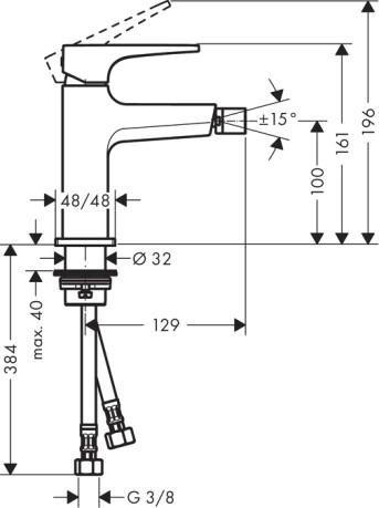  Hansgrohe Metropol 32520000  ,    Push-Open