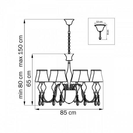   Lightstar Escica 806080