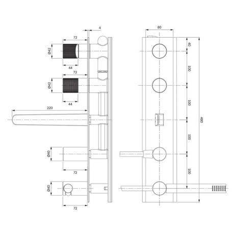      Omnires Contour CT8037/1CR ()