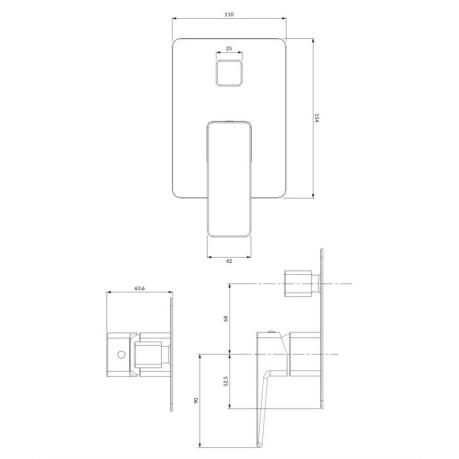      Omnires Parma PM7435BL ( BLM)