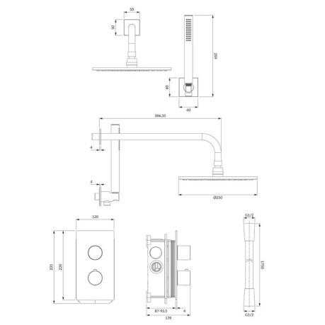      Omnires Contour SYSCT11CR ()