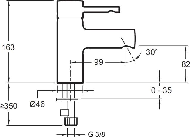  Jacob Delafon Cuff E98298-CP  