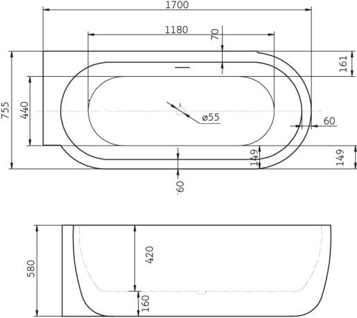   BelBagno BB11 1700 L