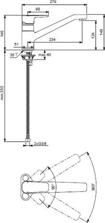  Ideal Standard Ceraplan III B0722AA   