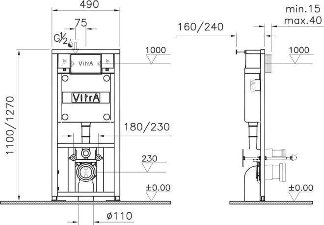  VitrA Form 300 9812B003-7203  