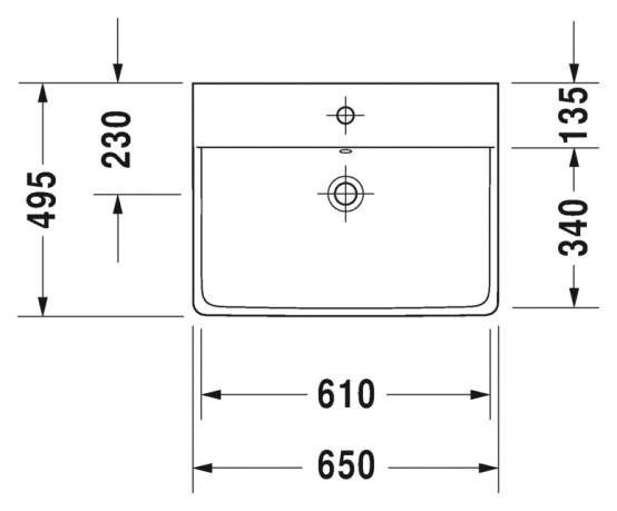  Duravit P3 Comforts 2332650000 65 